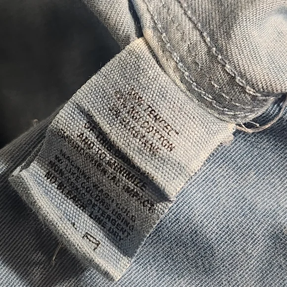 ALEX MILL Indigo Dyed Expedition Linen Cotton Blend Jumpsuit Size L - Picture 4 of 16